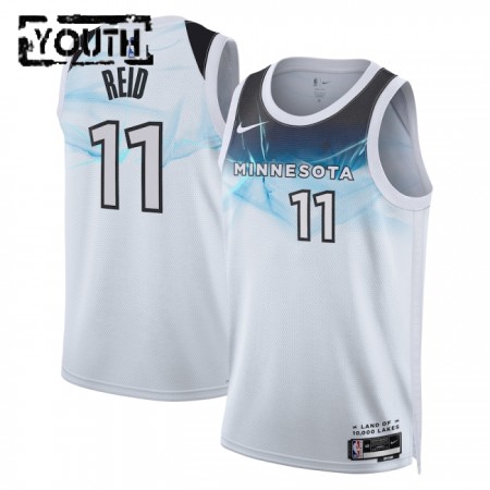 Dječji NBA Dres Minnesota Timberwolves Naz Reid Nike 2024-25 City Edition Bijela Swingman